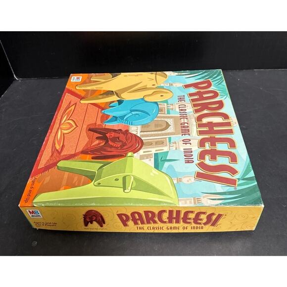 Parcheesi The Classic Game of India Milton Bradley Board Game 100% Complete 2001 - Picture 11 of 11